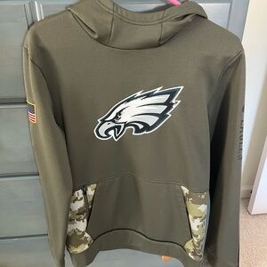 NFL Olive Green Therma-Fit Hoodie
